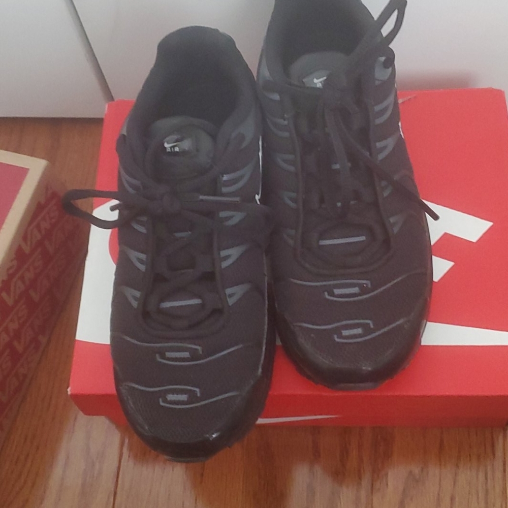 Hardly worn.  Minor scuffs